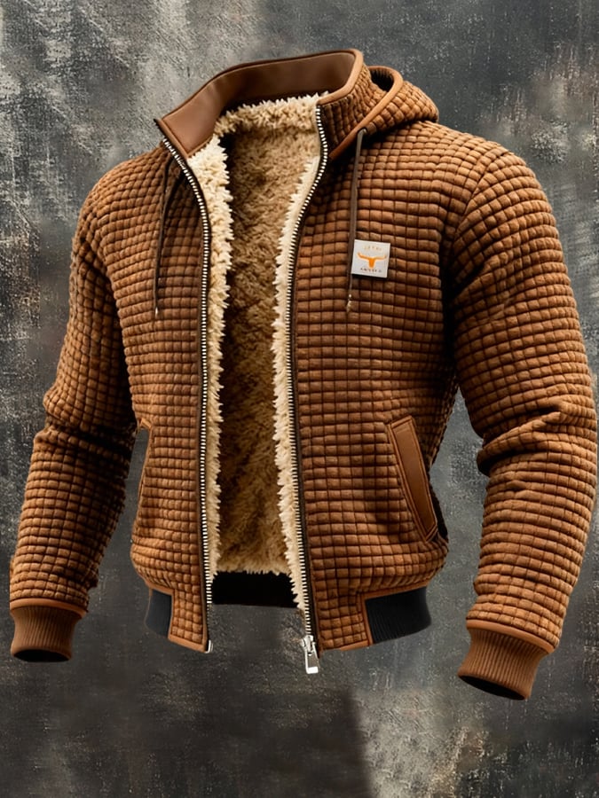 Sherpa Lined Zip Hoodie