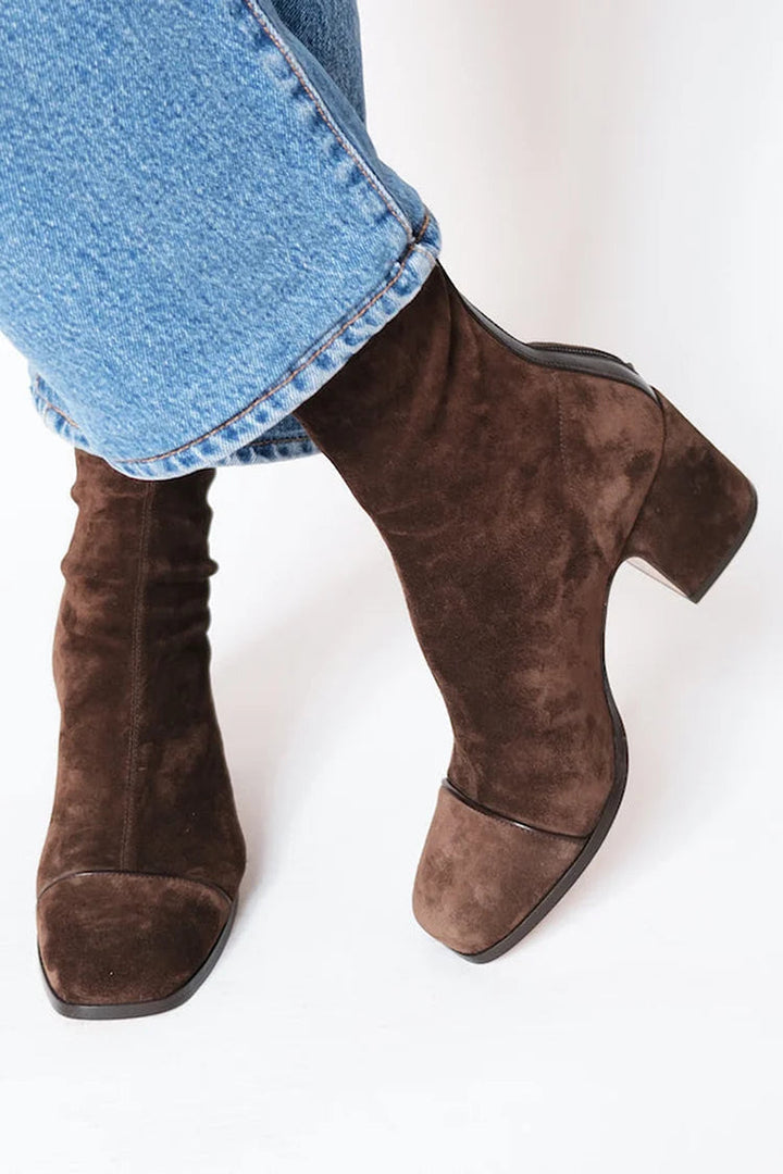 Block Heel Ankle Boots
