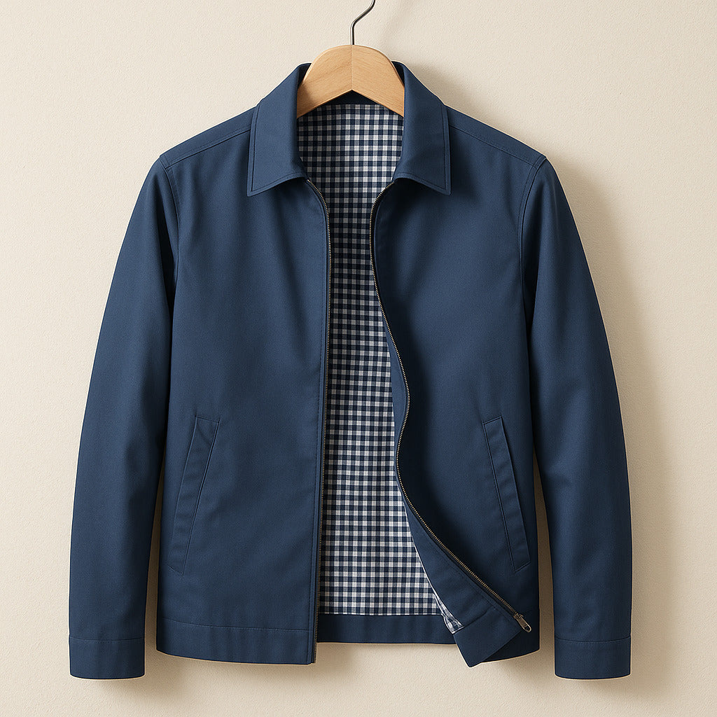 Lightweight Check-Lined Jacket