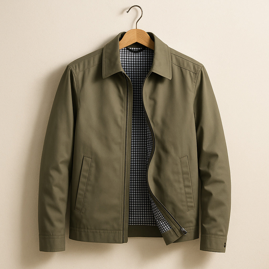 Lightweight Check-Lined Jacket