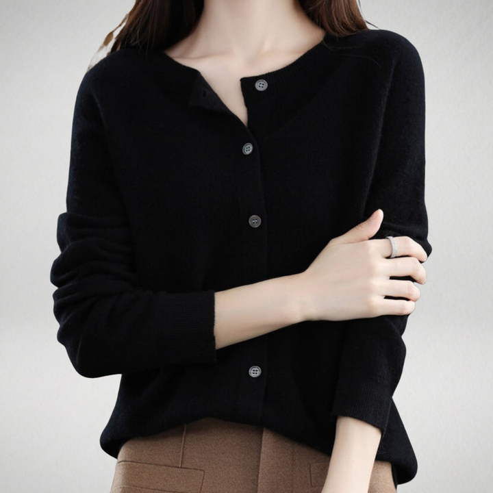 Isabelle | Cardigan cachemire col rond (kopie)