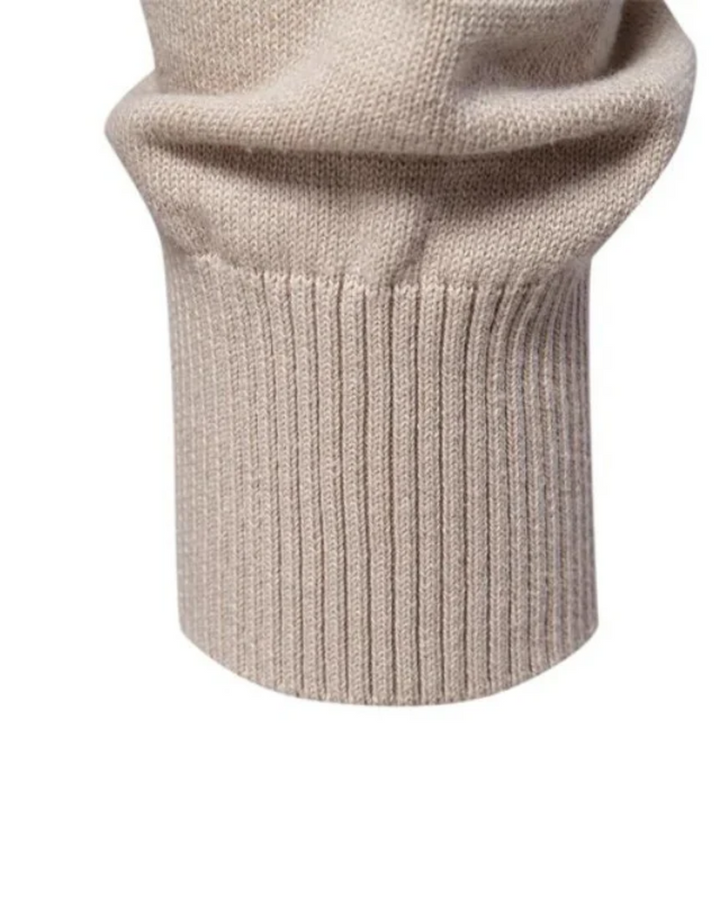 Men's Jumper With Checkered Design
