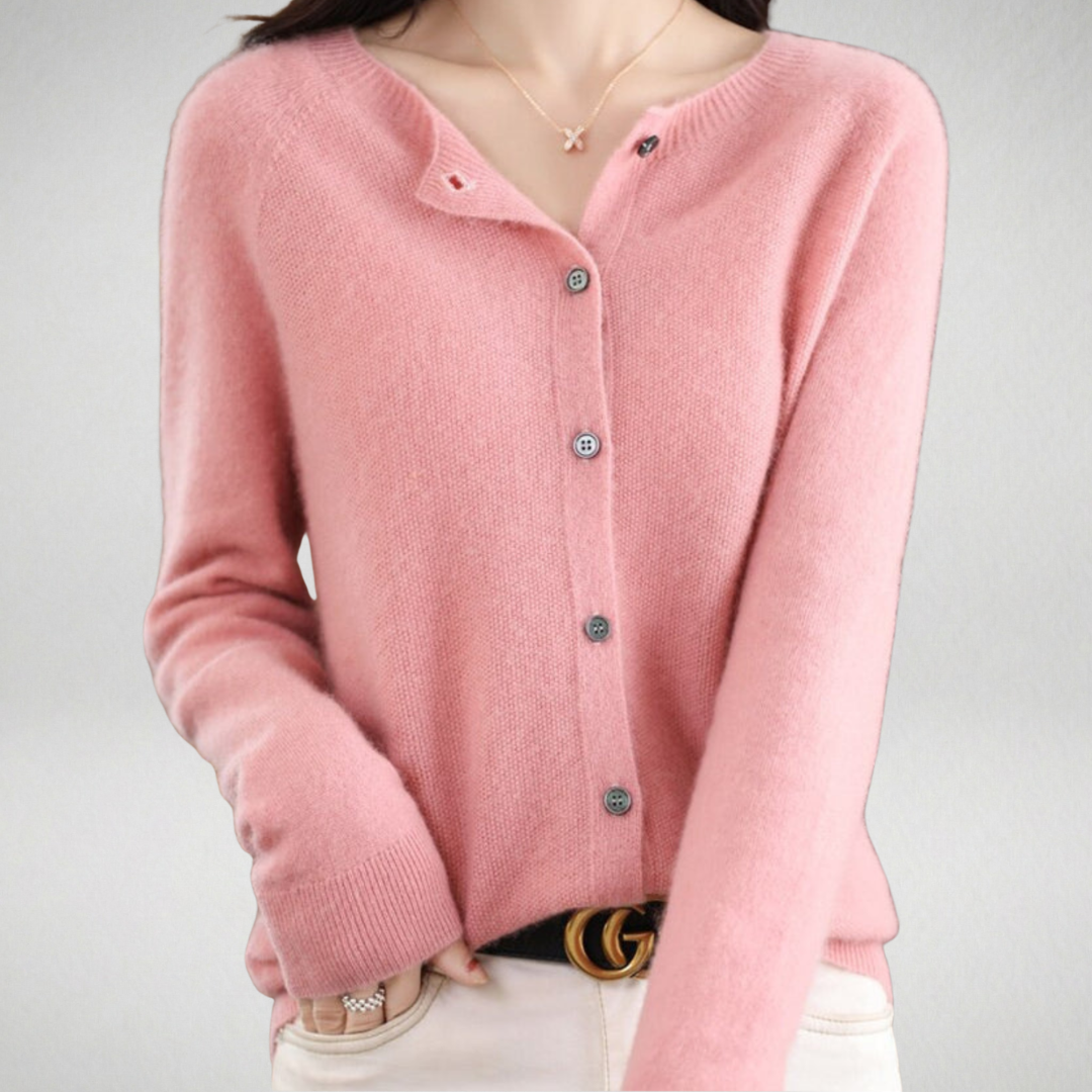 Isabelle | Cardigan cachemire col rond (kopie)