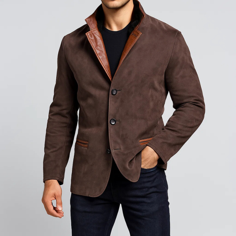 Tailored Suede Jacket