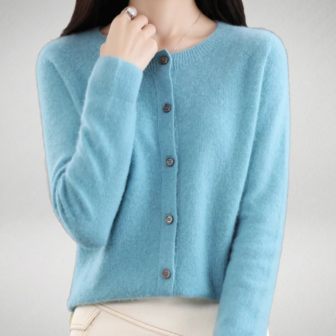 Isabelle | Cardigan cachemire col rond (kopie)