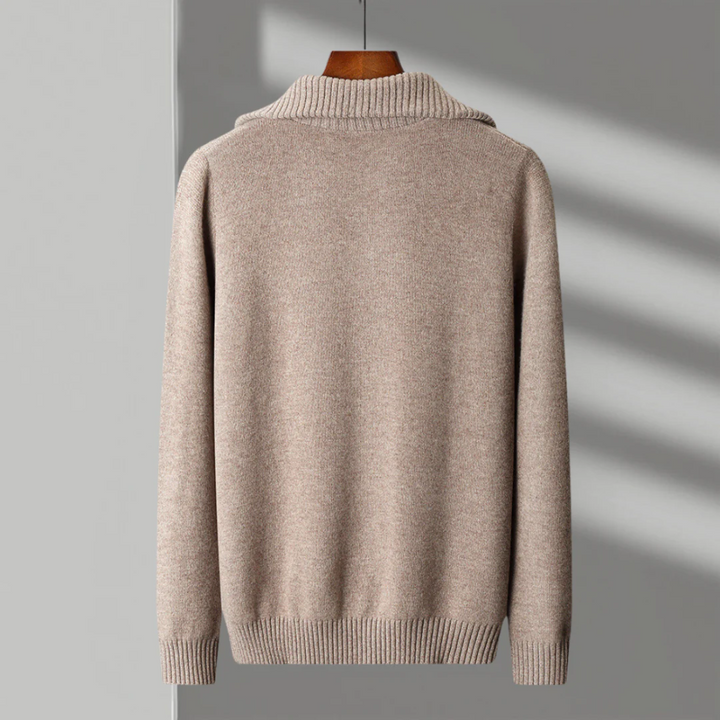 Taranto Merino Wool Zip Jumper
