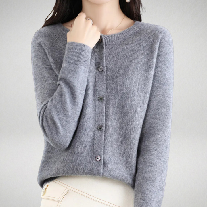 Isabelle | Cardigan cachemire col rond (kopie)