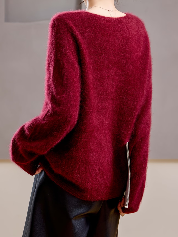 Élise | Pull cachemire brossé col V (kopie)