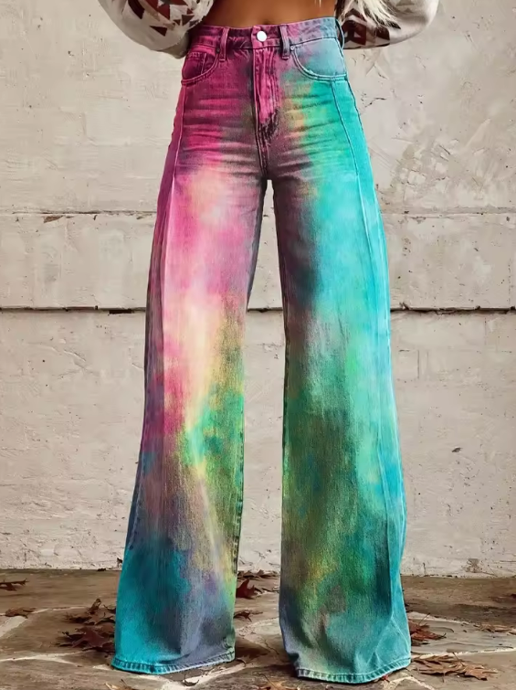 Olive | Watercolour Jeans