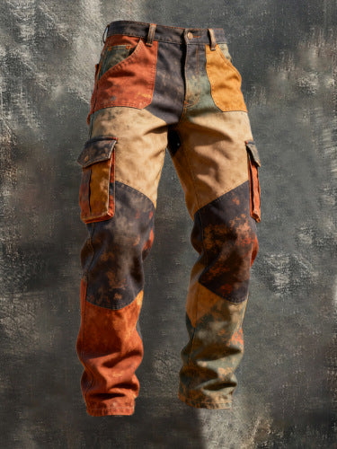 Earth Patchwork Cargo Trouser