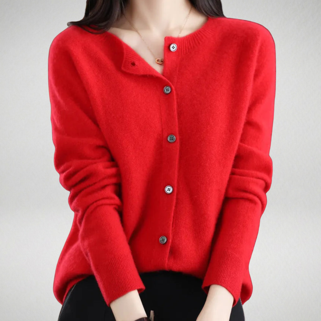 Isabelle | Cardigan cachemire col rond (kopie)