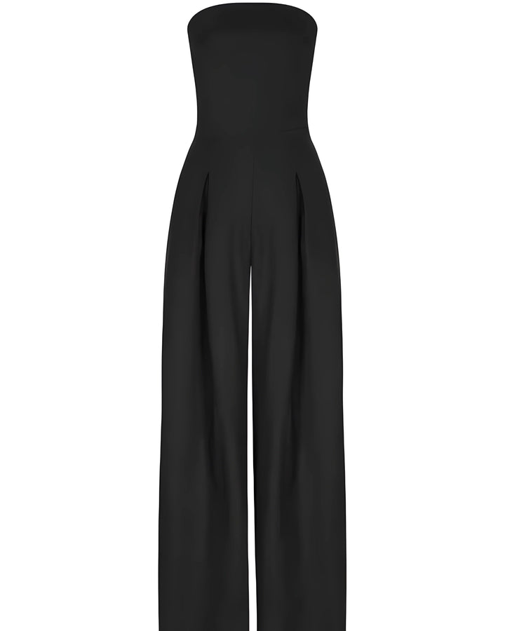 Strapless Wide-Leg Jumpsuit