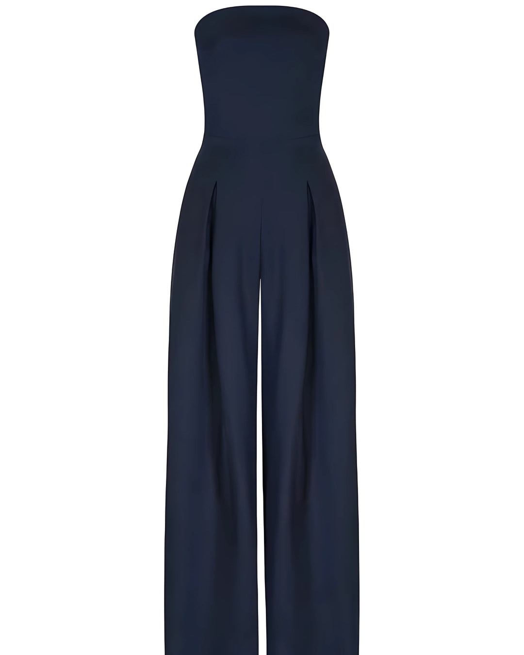 Strapless Wide-Leg Jumpsuit