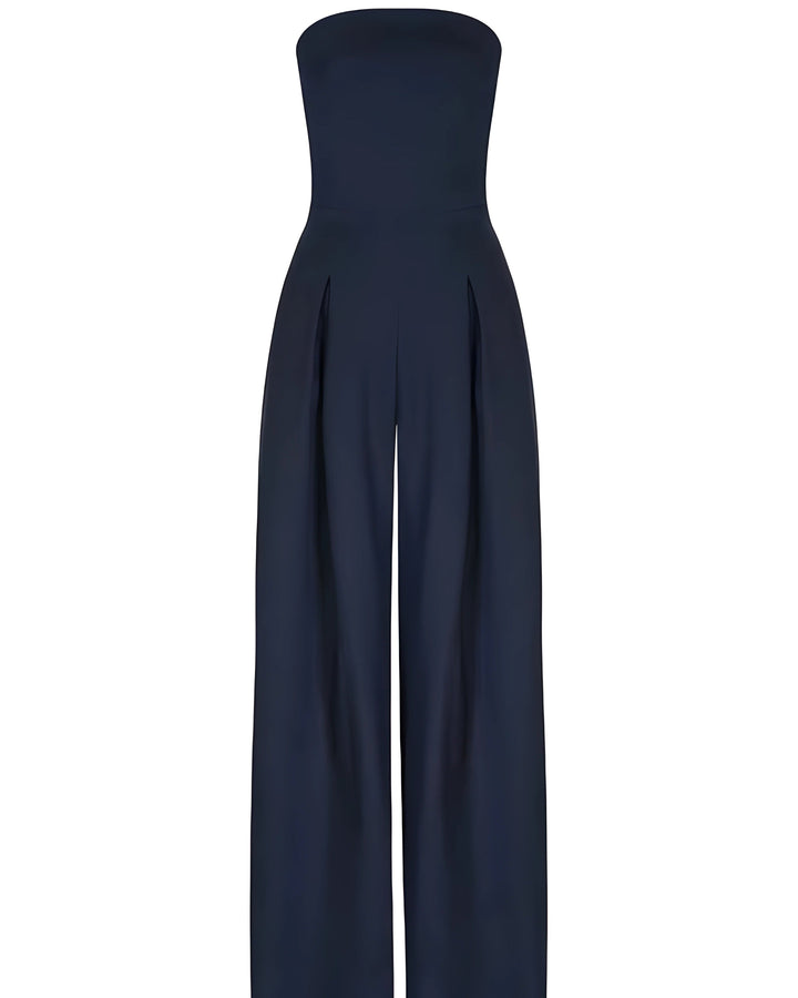 Strapless Wide-Leg Jumpsuit
