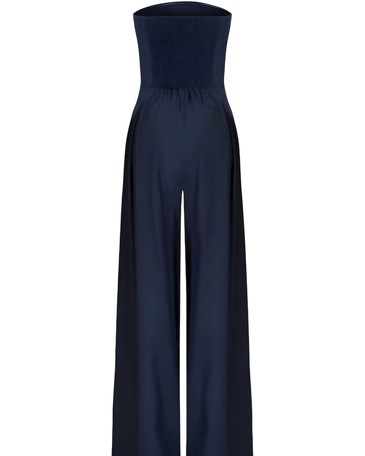 Strapless Wide-Leg Jumpsuit