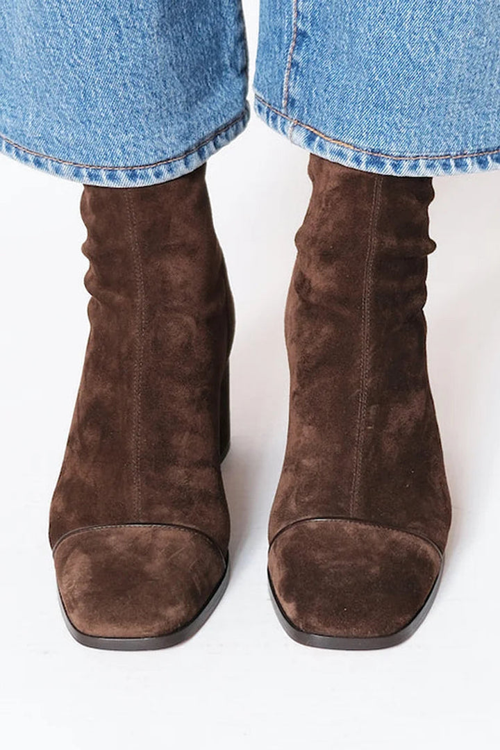 Block Heel Ankle Boots