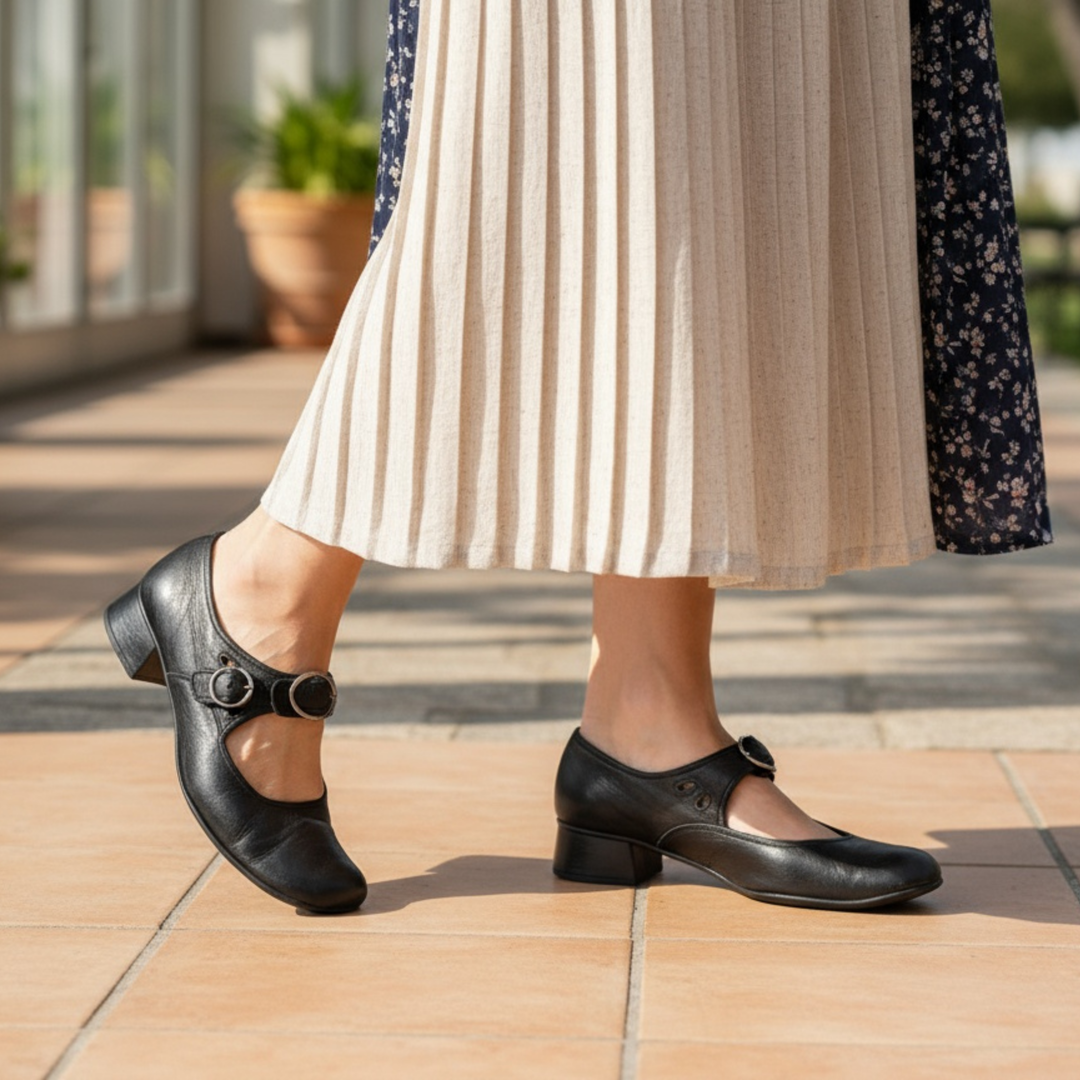 Leather Court Shoes