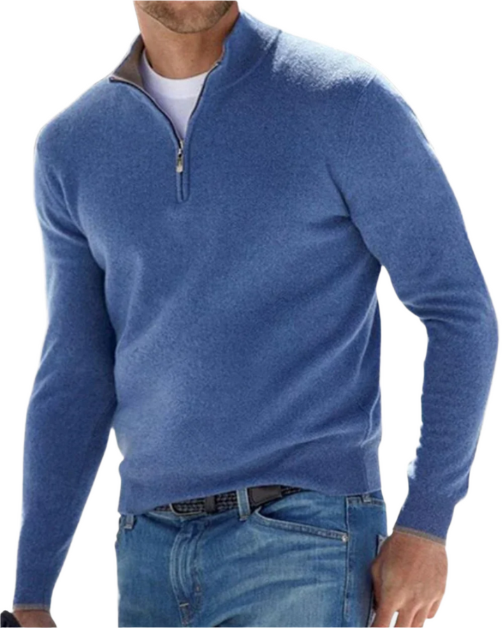 Elegant Zip Jumper