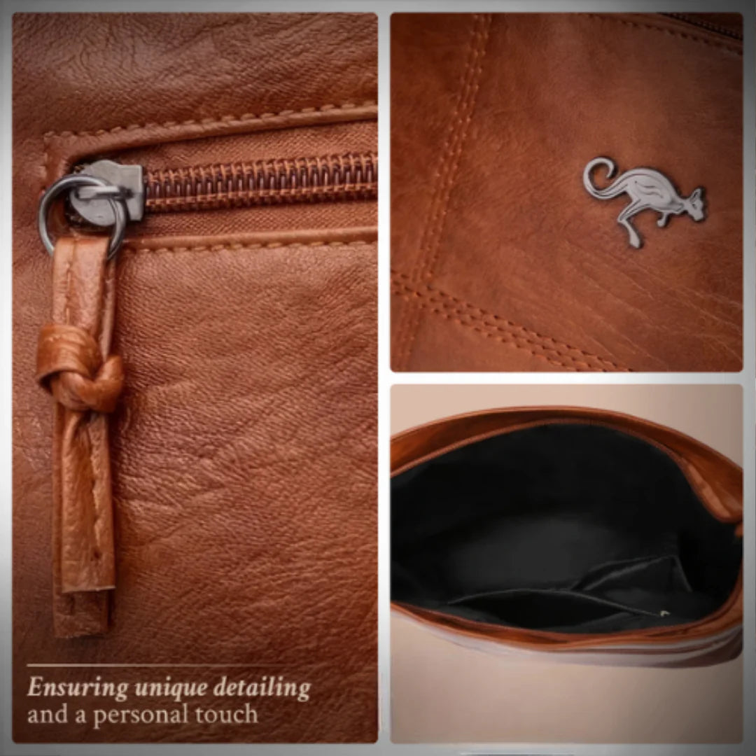 Simple Leather Crossbody Bag