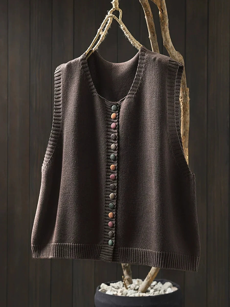 Cashmere Knit Vest