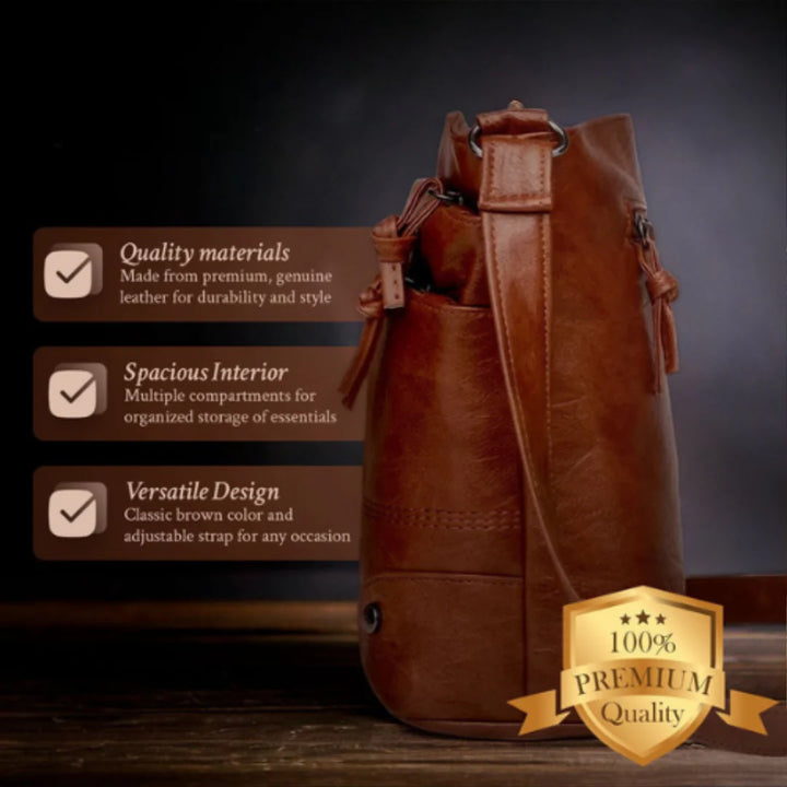 Simple Leather Crossbody Bag