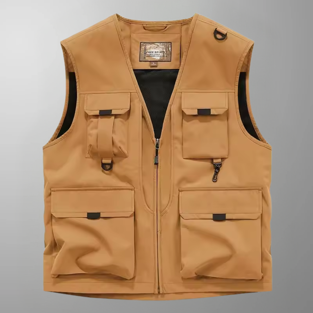 Multi-Pocket Cargo Vest