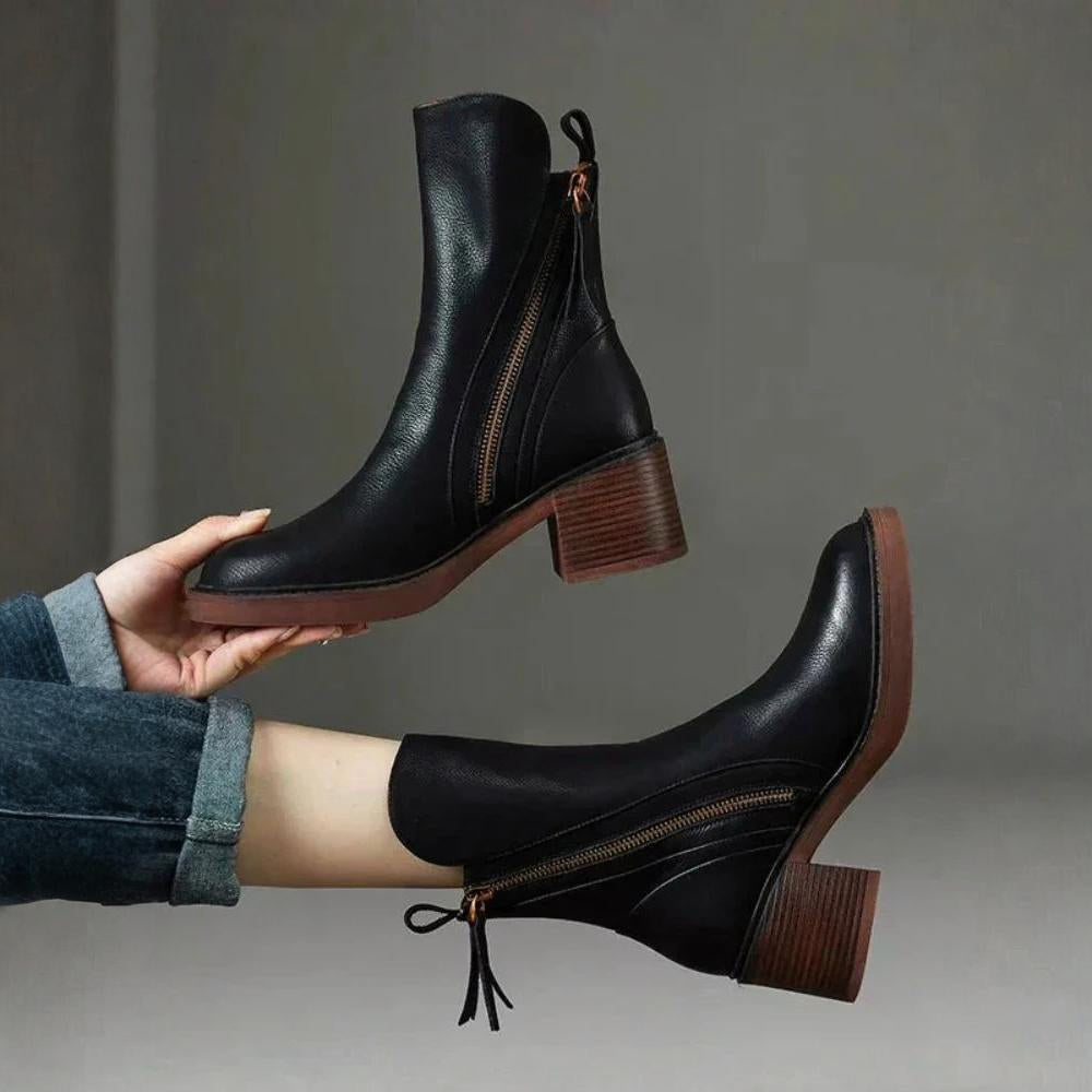 Leather Ankle Boots