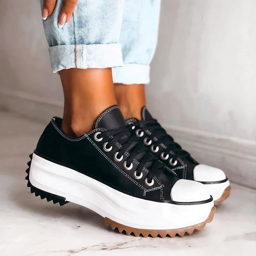 Cushioned Platform Sneaker