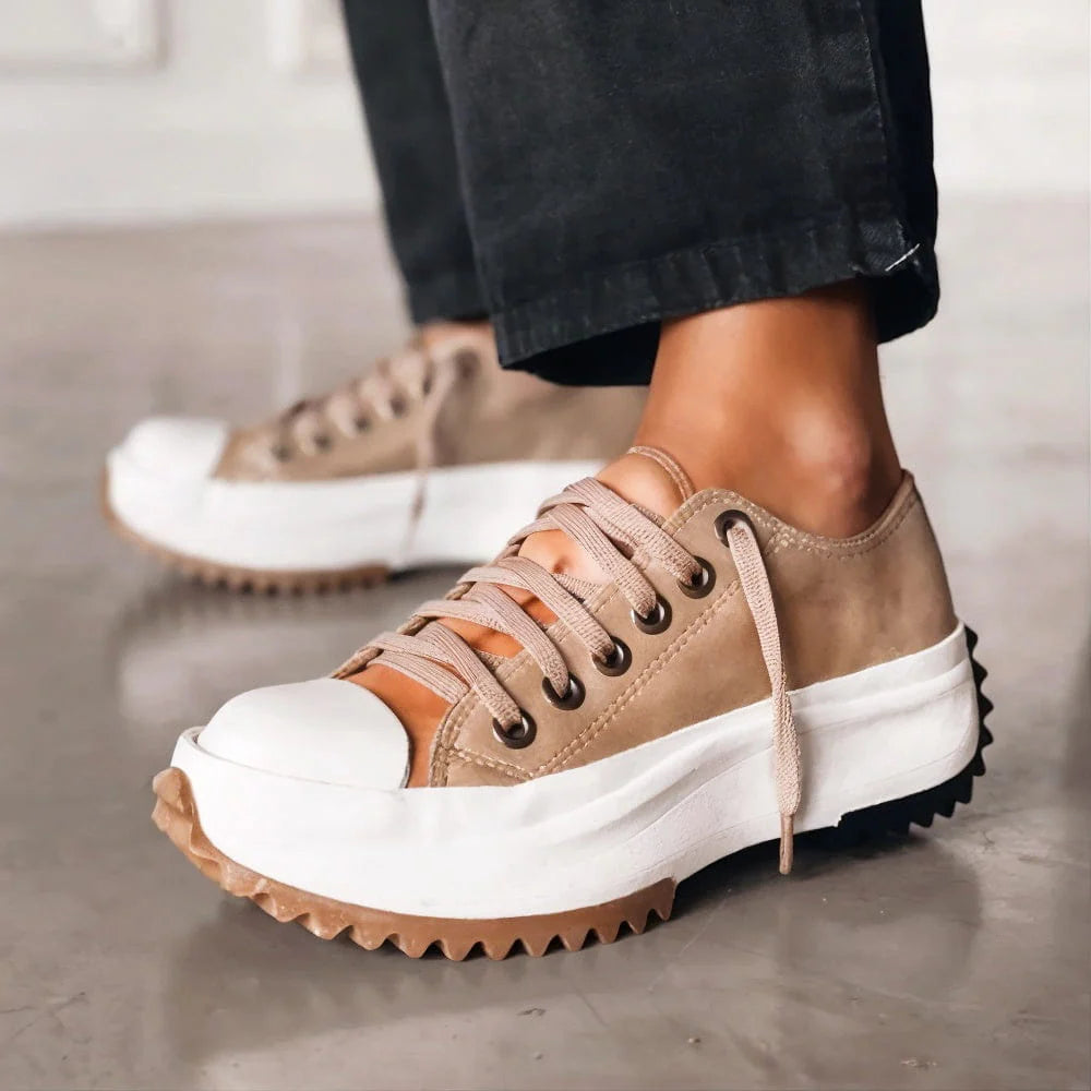 Cushioned Platform Sneaker