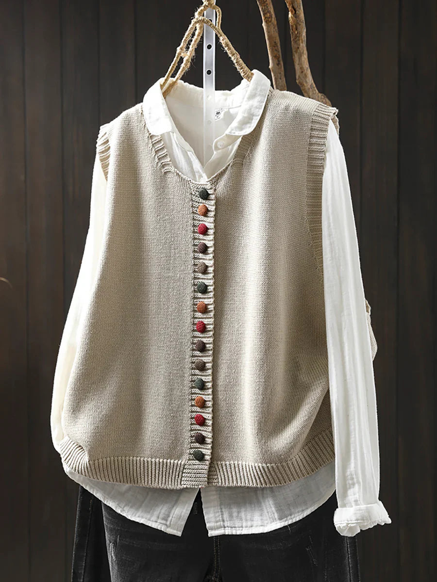 Cashmere Knit Vest