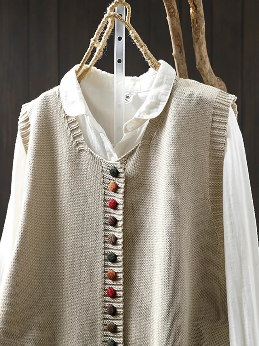 Cashmere Knit Vest