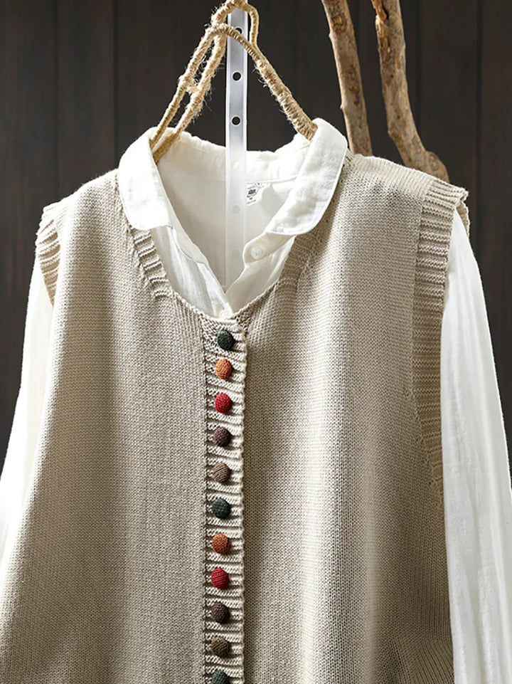 Cashmere Knit Vest
