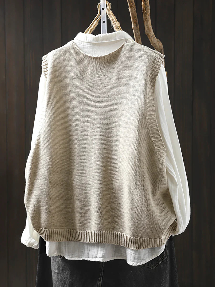 Cashmere Knit Vest