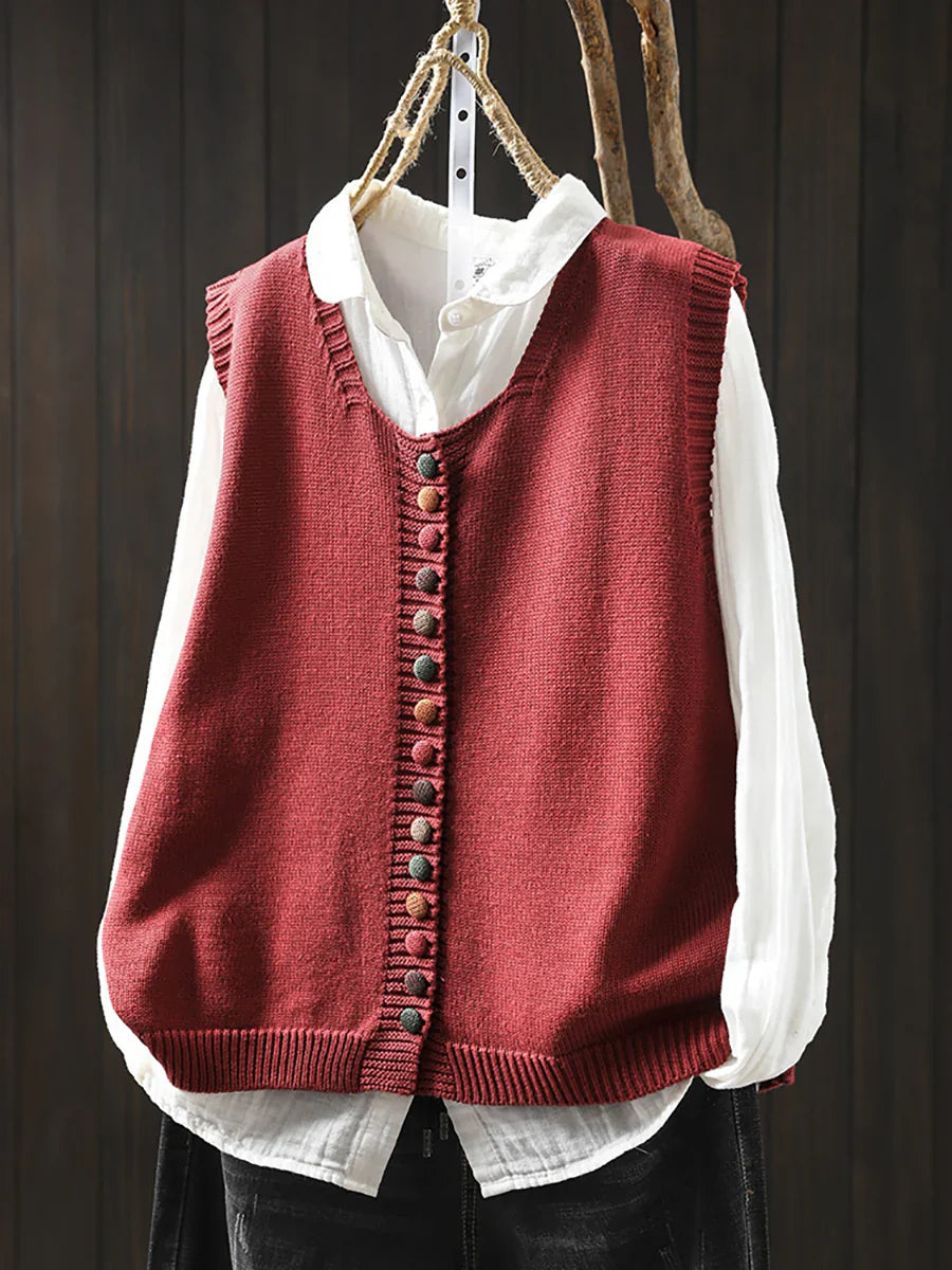 Cashmere Knit Vest
