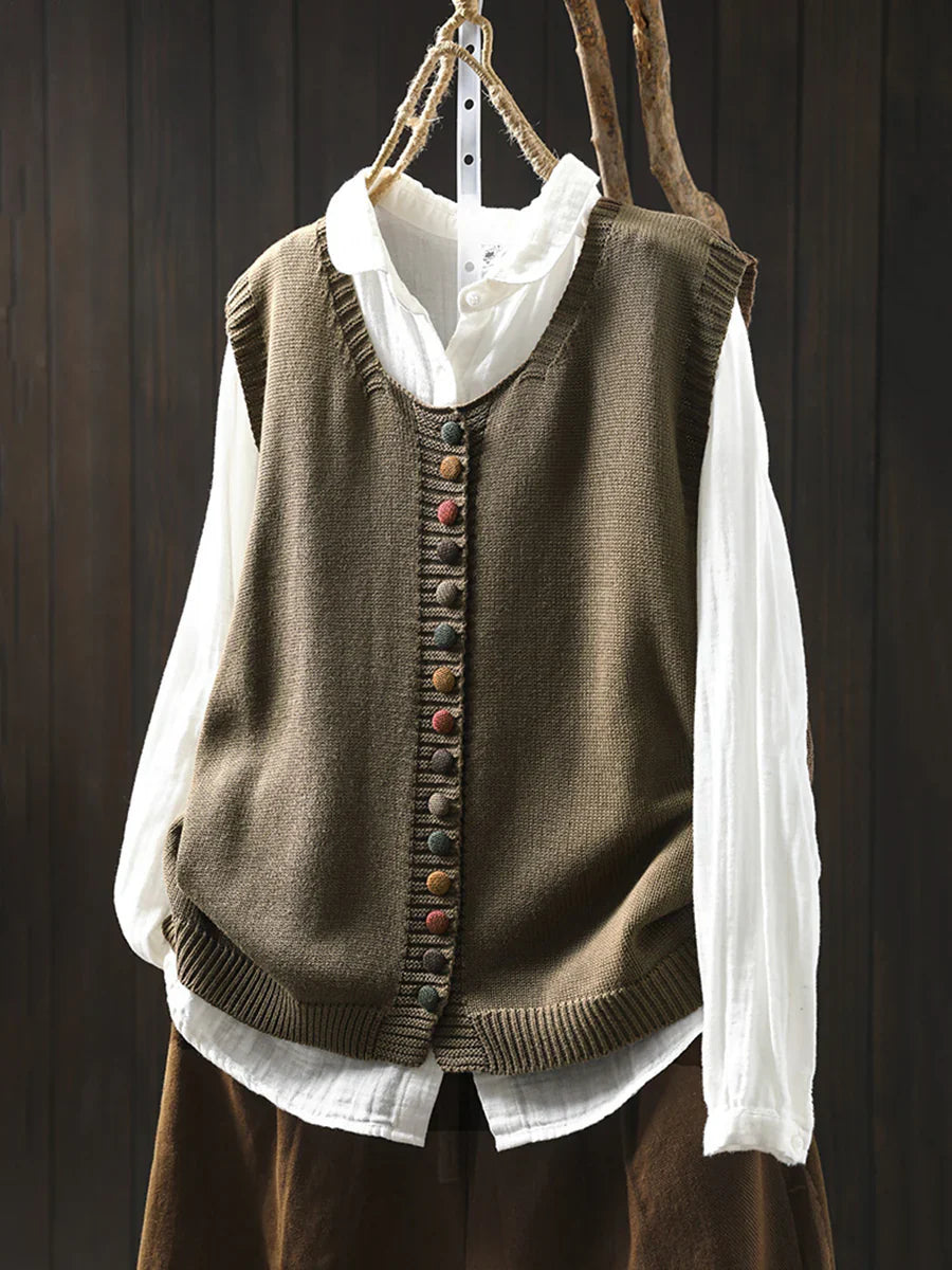 Cashmere Knit Vest