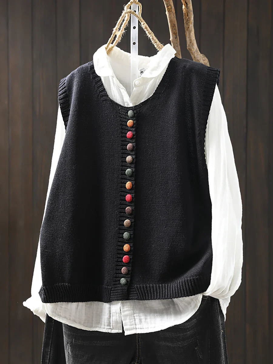Cashmere Knit Vest