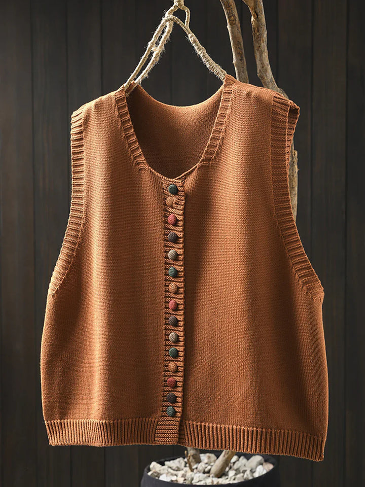 Cashmere Knit Vest