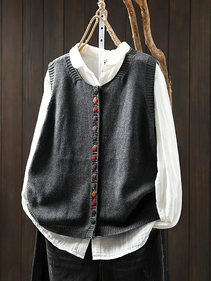 Cashmere Knit Vest