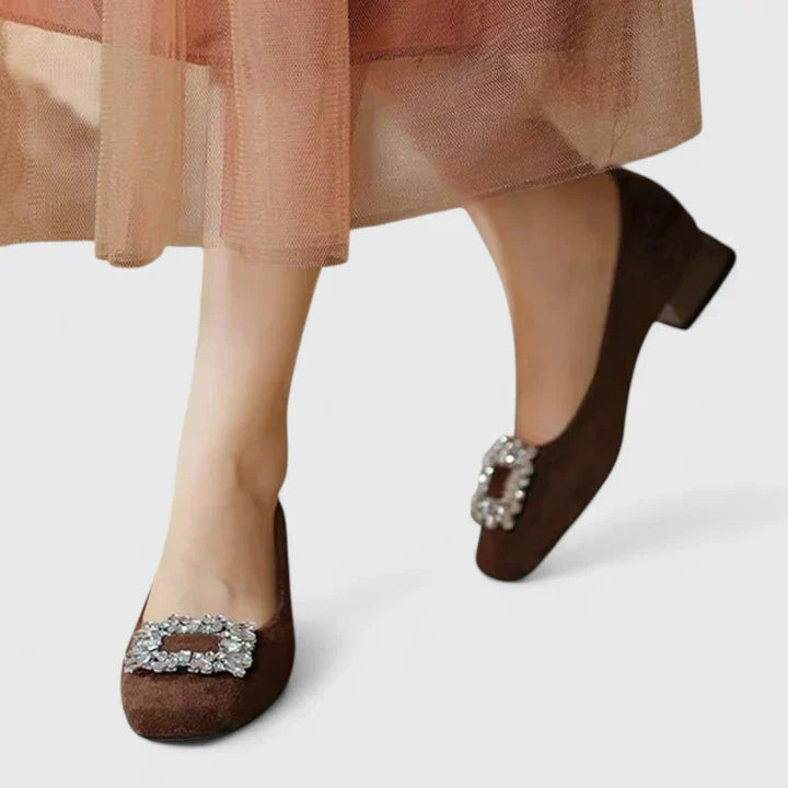Low-Heel Padded Sole Loafers