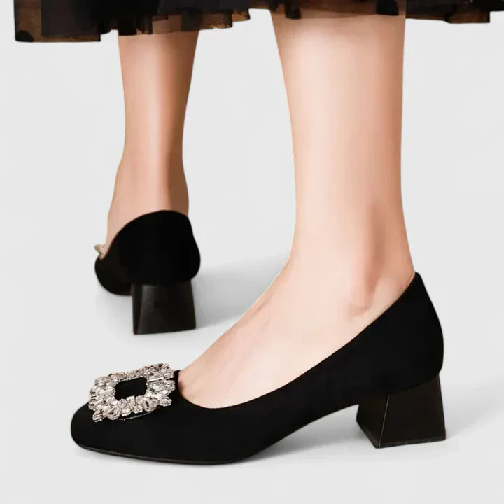 Low-Heel Padded Sole Loafers