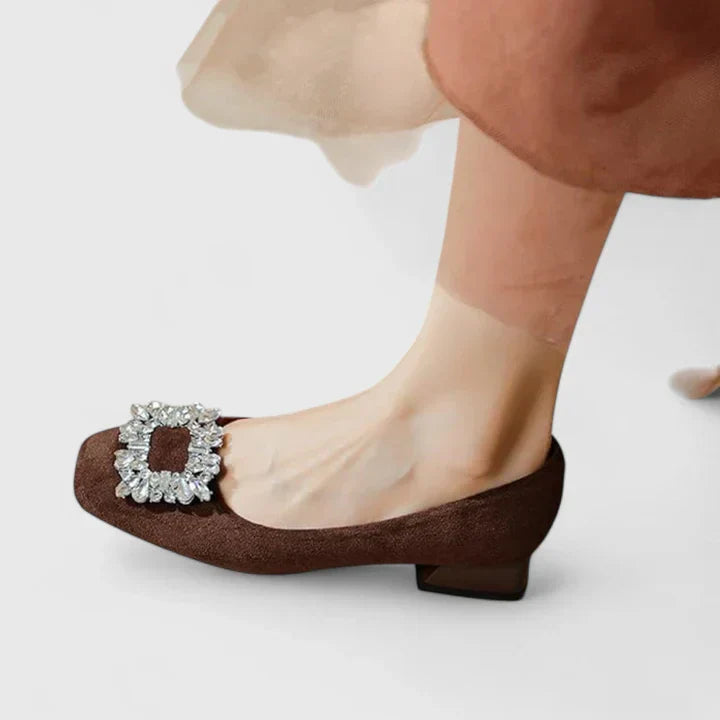 Low-Heel Padded Sole Loafers