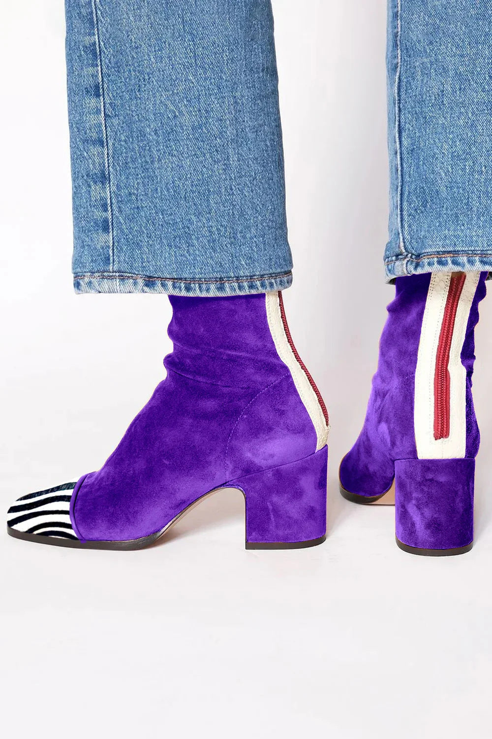 Block Heel Ankle Boots