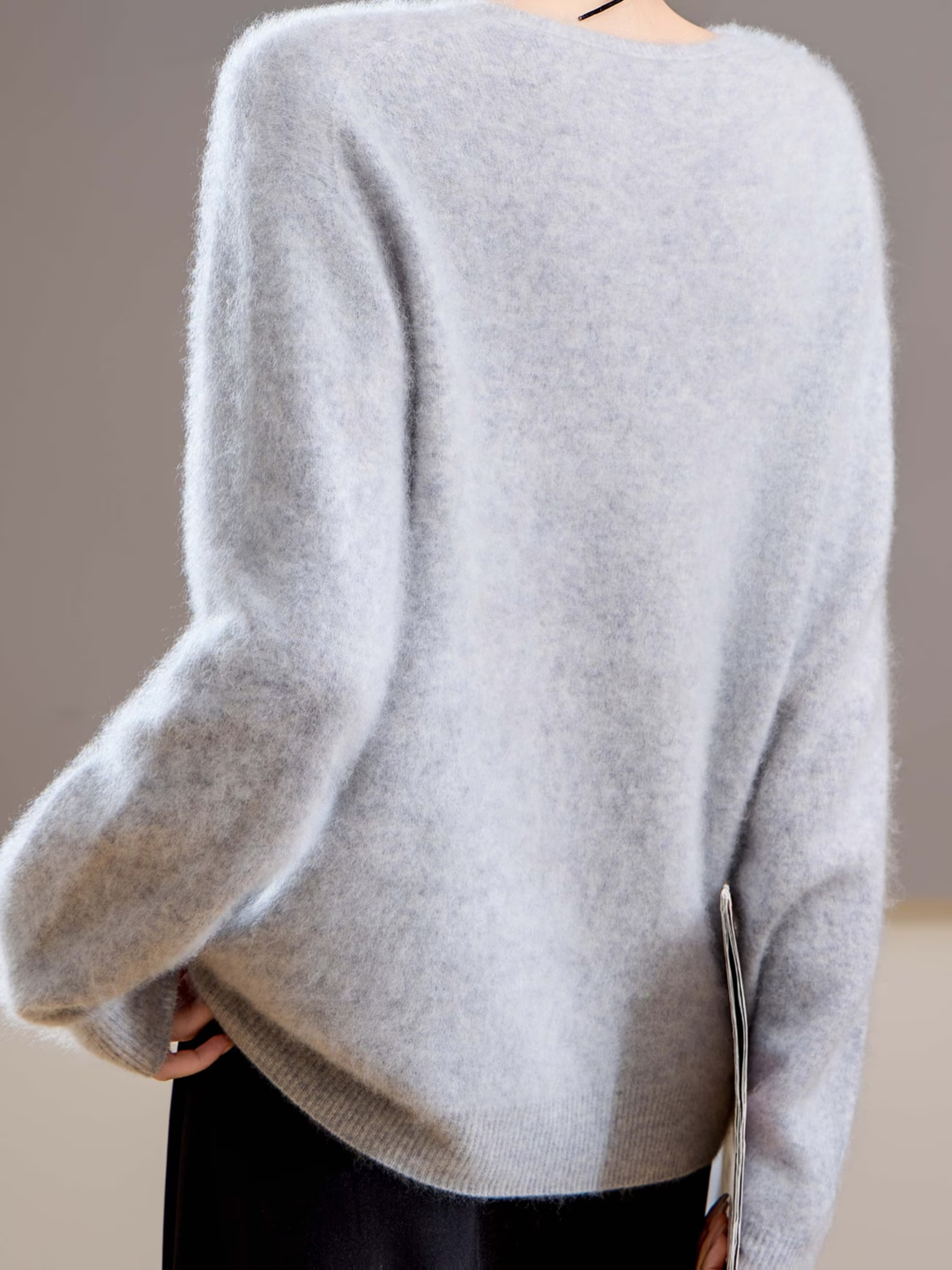 Élise | Pull cachemire brossé col V (kopie)