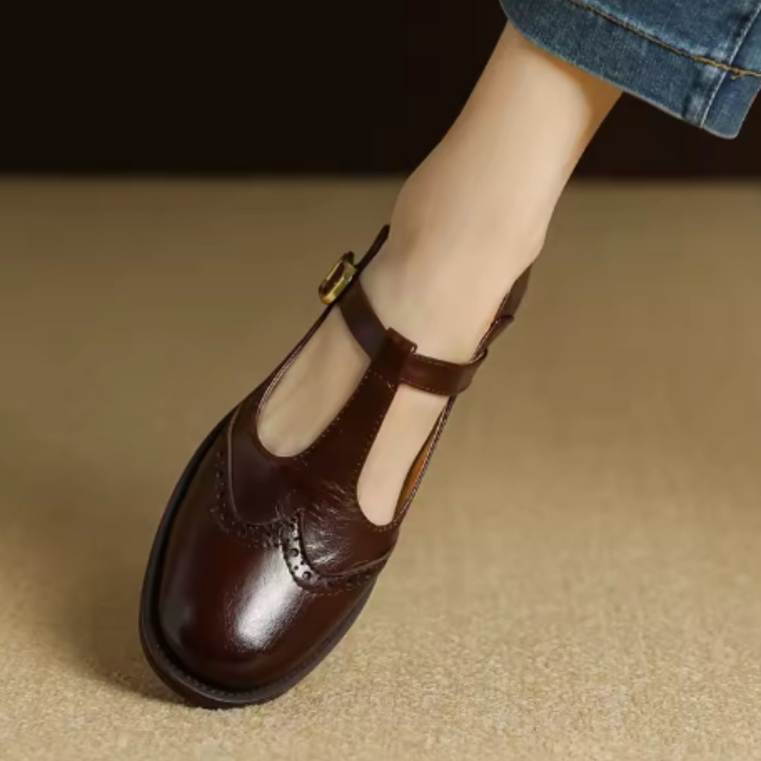Leather T-Bar Mary Janes