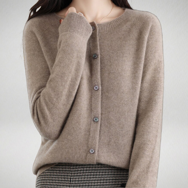 Isabelle | Cardigan cachemire col rond (kopie)