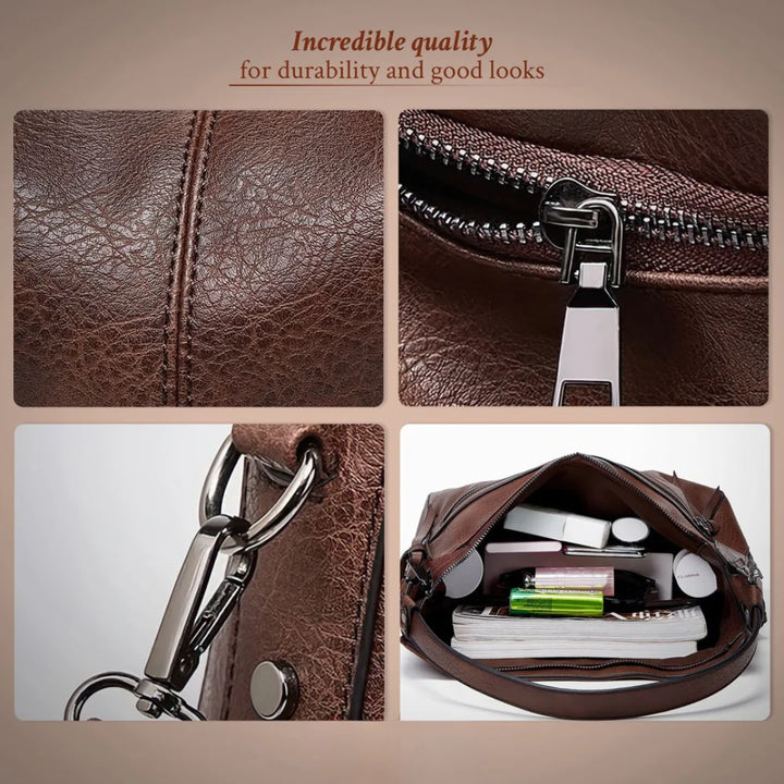 Soft Leather Hobo Bag