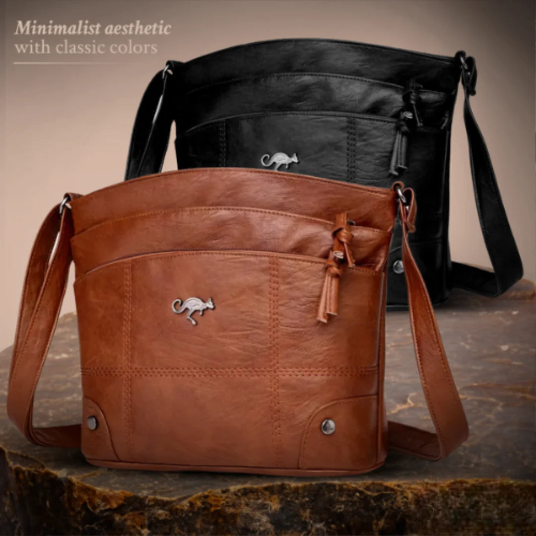 Simple Leather Crossbody Bag
