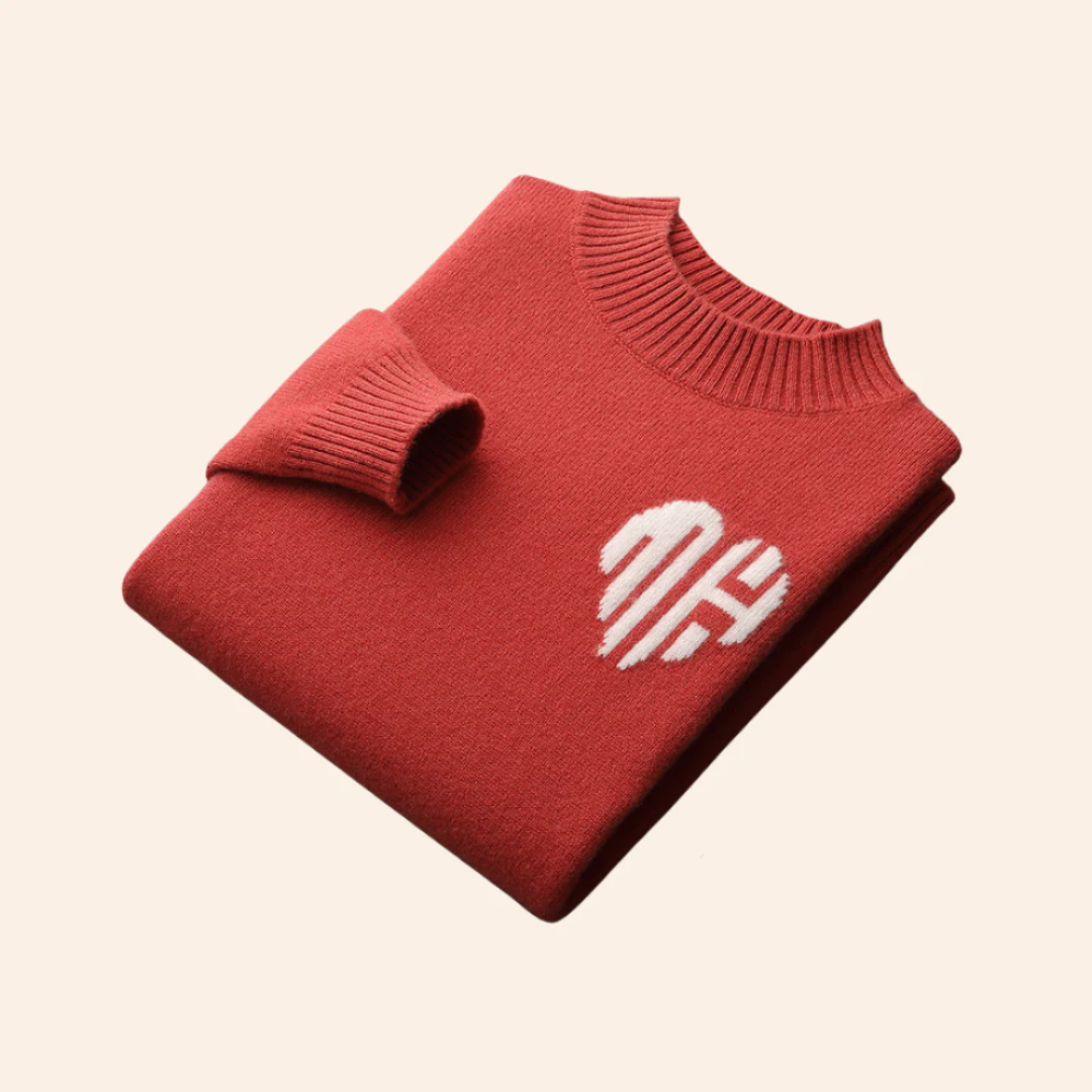 Bora Bora Cashmere Heart Jumper