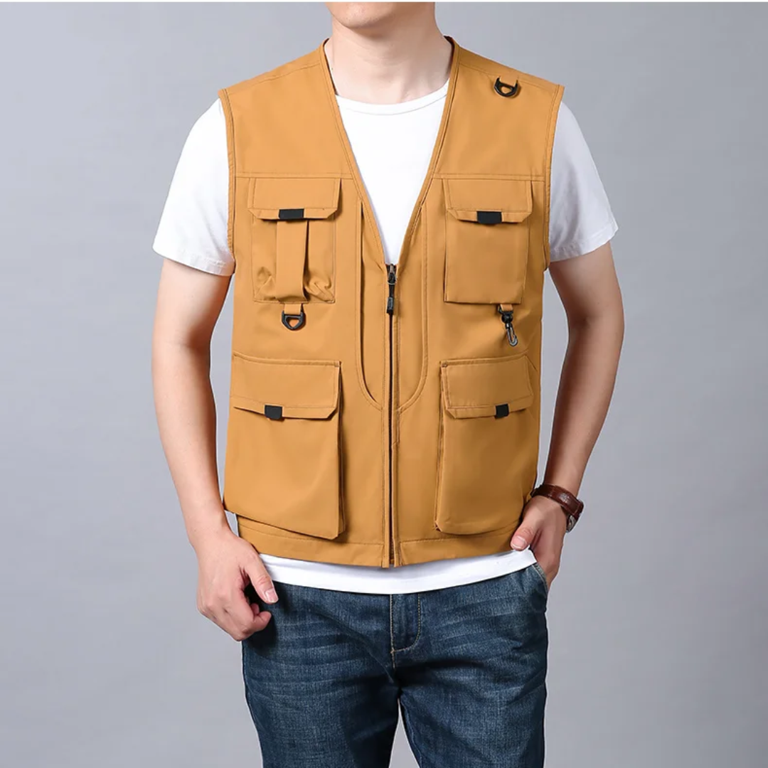 Multi-Pocket Cargo Vest