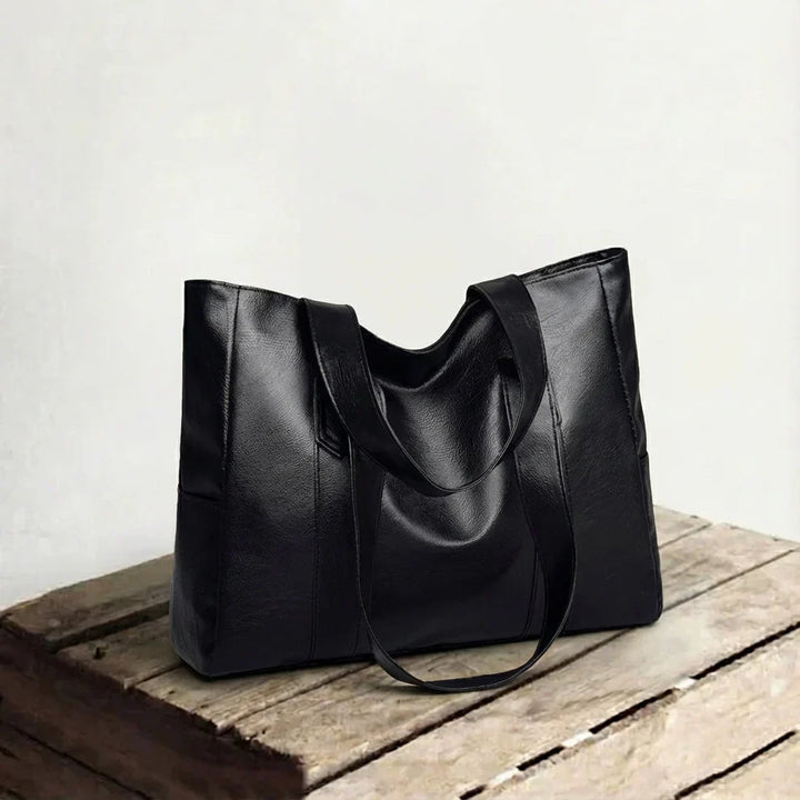Sturdy Leather Tote Bag